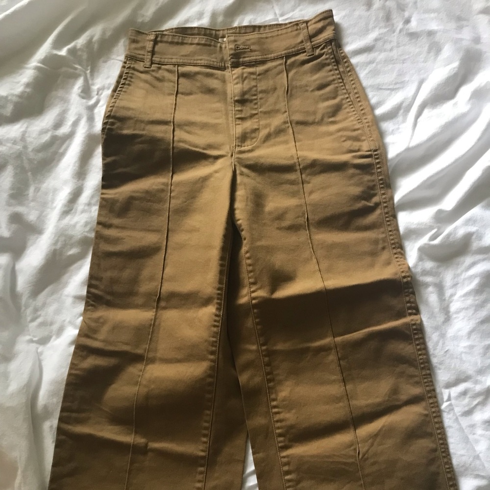 Madewell cropped wide-leg pants